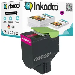 Inkadoo, Toner, Toner kompatibel zu Lexmark 24B6009 Toner, magenta Magenta (M)