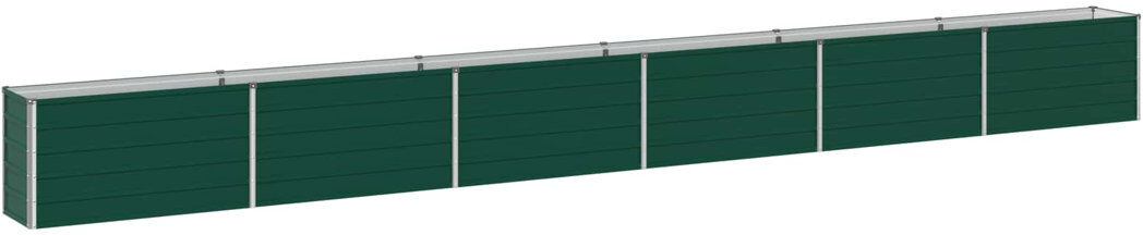 Rio Raised Garden Bed Green 55cm H x 600cm W x 40cm D