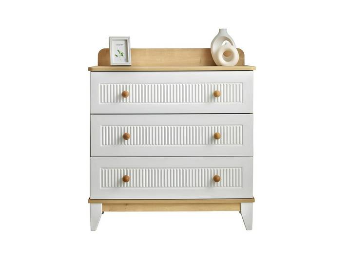 JVmoebel Kommode Weiße Holzmöbel Kommode mit viel Stauraum für Schlafzimmer (1 St., Kommode), Made in Europa