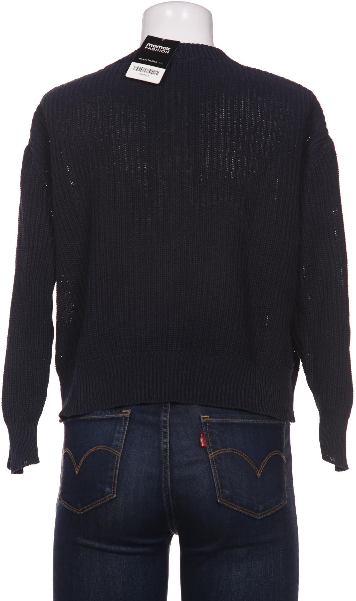 Kauf dich glucklich Damen Pullover, Marineblau, Gr. S, Baumwolle - Second Hand