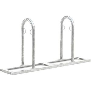 WSM Fahrradständer Track 32, Bodenmontage / freistehend, Anlehnparker, beidseitig, Breite 170cm, für 4 Fahrräder