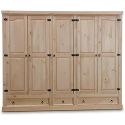 Ebuy24, Kleiderschrank, Kleiderschrank New Mexico (244 x 57 x 196 cm)