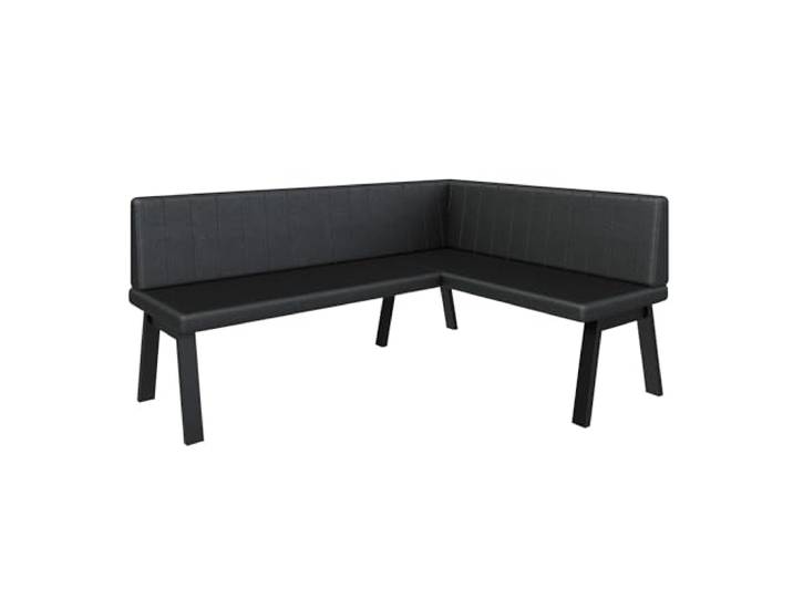 FURNISTAR Eckbank Akiko Metal A - Eckbankgruppe für Ihrem Esszimmer, Küche modern, Sitzecke, Essecke. Perfekt für Küche, Büro und Rezeption. Solide und Starke Verarbeitung. (168x128-Rechts-Soft11)