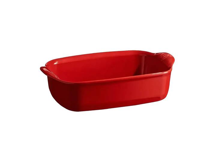 Emile Henry Plat à four rectangulaire Emile Henry 0,7 L Rouge
