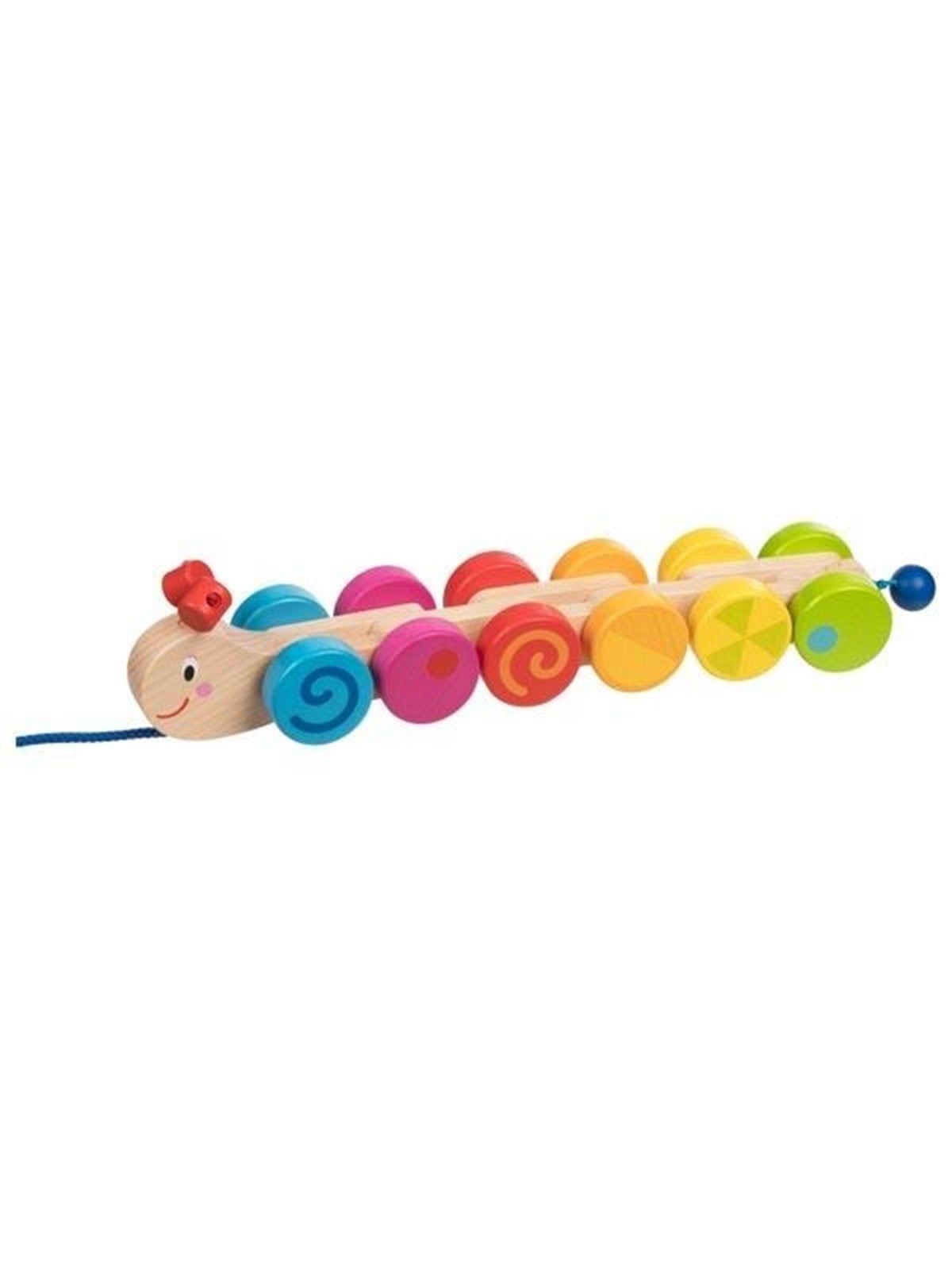 Goki Wooden Pull Animal Caterpillar
