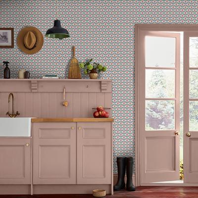 Vliestapete JOULES "Stately Floral", bunt (blau), H:10m L:10m, Vlies, Tapeten, Design Tapeten
