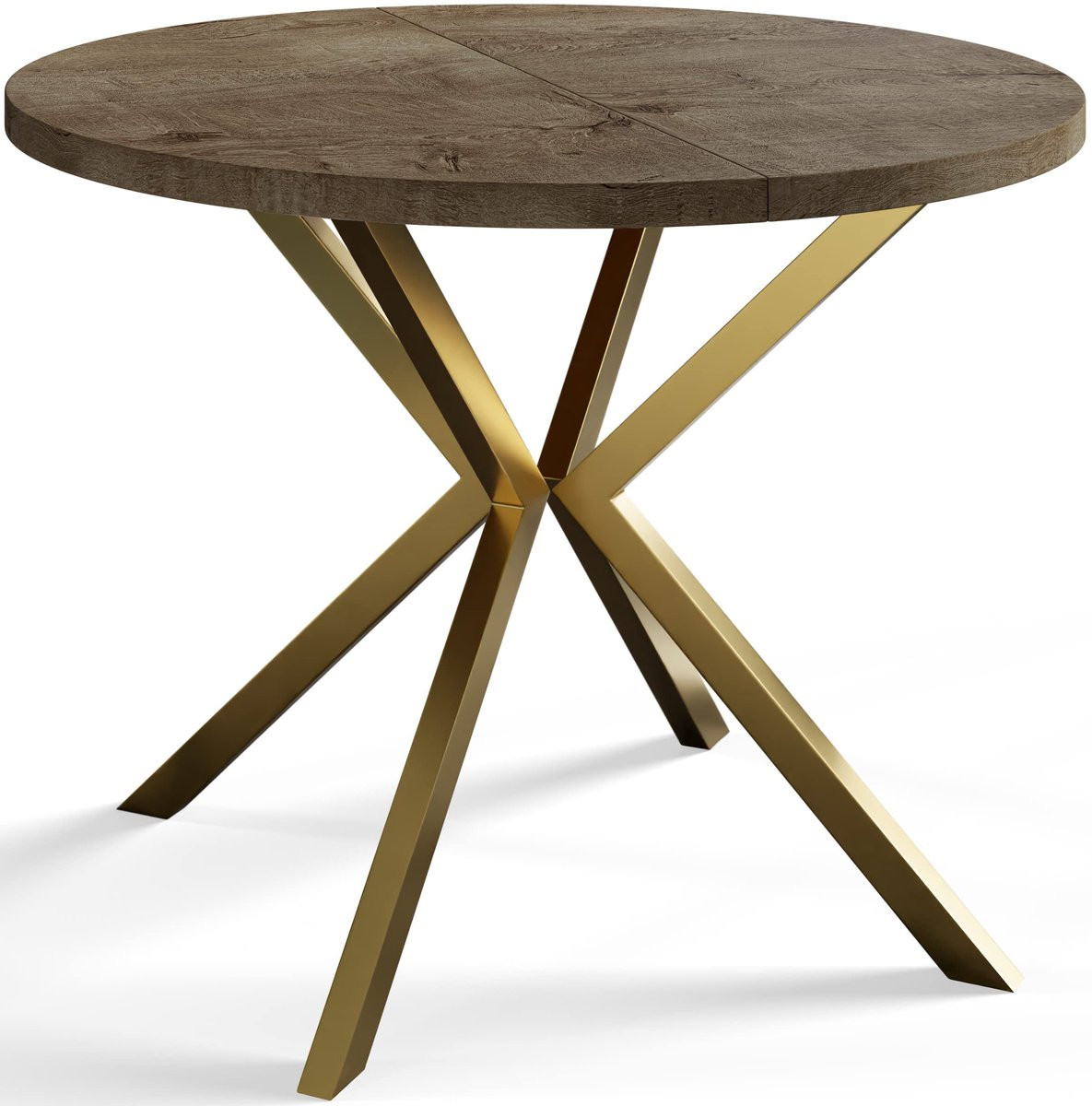 Alpi Loft Liten Uittrekbare Ronde Eettafel - Grijs