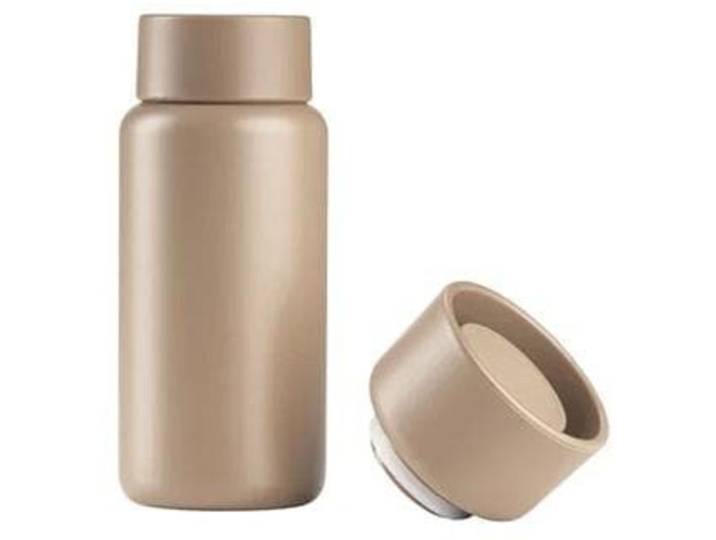 Trinkflasche Zone Denmark Braun Edelstahl 400 ml Spülmaschinenfest