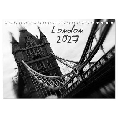 London (Tischkalender 2027 DIN A5 quer), CALVENDO Monatskalender