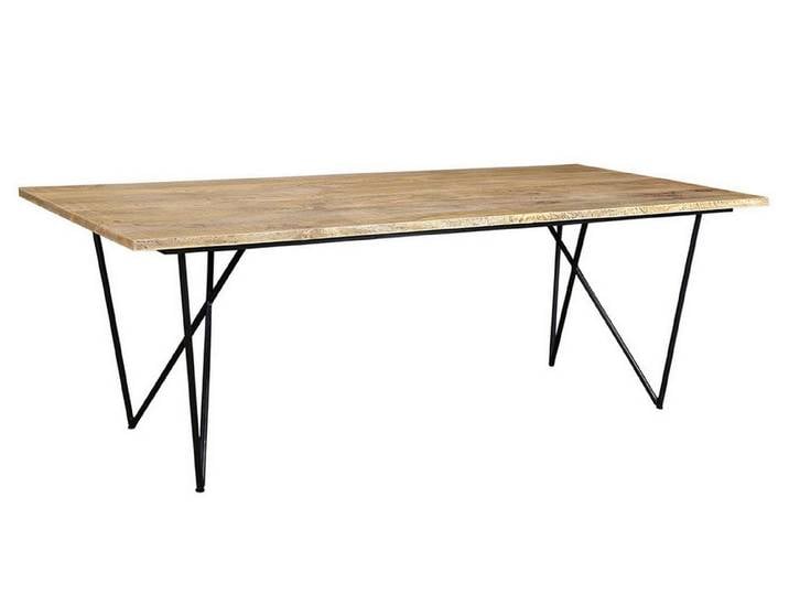 daslagerhaus living Esstisch Tisch Tris aus Hartholz 220 x 100 cm