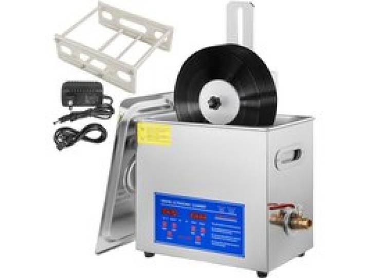 Nettoyeur à Ultrasons-VEVOR-30x15x15 cm- Acier Inoxydable-200 W-pour les Travaux de Nettoyage Quotidiens ou Professionnels