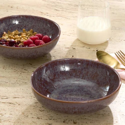 NOUS Living Organic kom set van 2 Ø17 cm