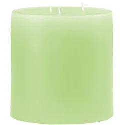 Kopschitz Kerzen 3-Docht Outdoor Kerze Grün 20 x Ø 15 cm, Mehrdochtkerze, durchgefärbt