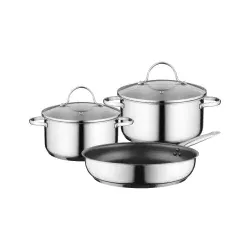 HZ9SE030 Kochgeschirr-Set (2 Töpfe + 1 Pfanne)