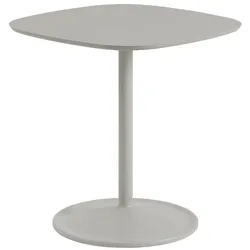 Muuto Soft Cafe Tisch, 70 x 70 cm, grau linoleum / grau