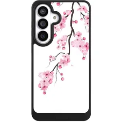 Nivocase Hülle für Samsung Galaxy S26+ Handyhülle NIVOcore Case Schwarz Asien Japan Kirschblüten (Samsung Galaxy S26+), Smartphone Hülle, Schwarz