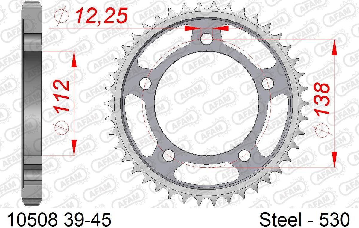 AFAM 10508-39 Kettenrad