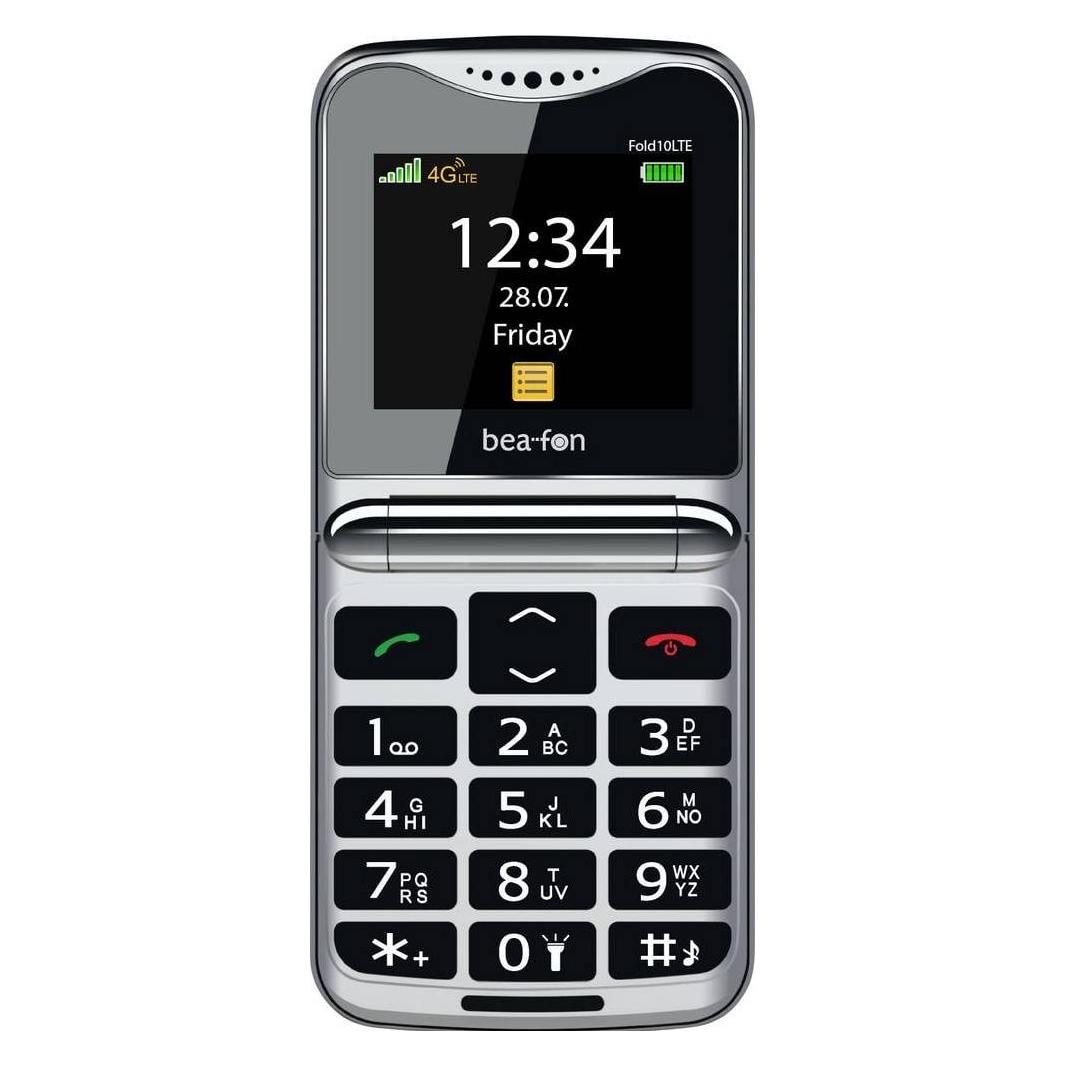 Bea-Fon Fold10 LTE schwarz-silber (2.20", 0.30 Mpx) (Fold10LTE_EU003B)