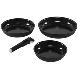Zwilling 4tlg. Unlock Bratpfannenset, Pfannenset + Topfset, Schwarz