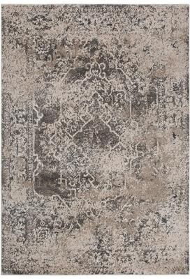 Alora Decor Venice Faded Medallion Beige, and Brown Abstract Rug