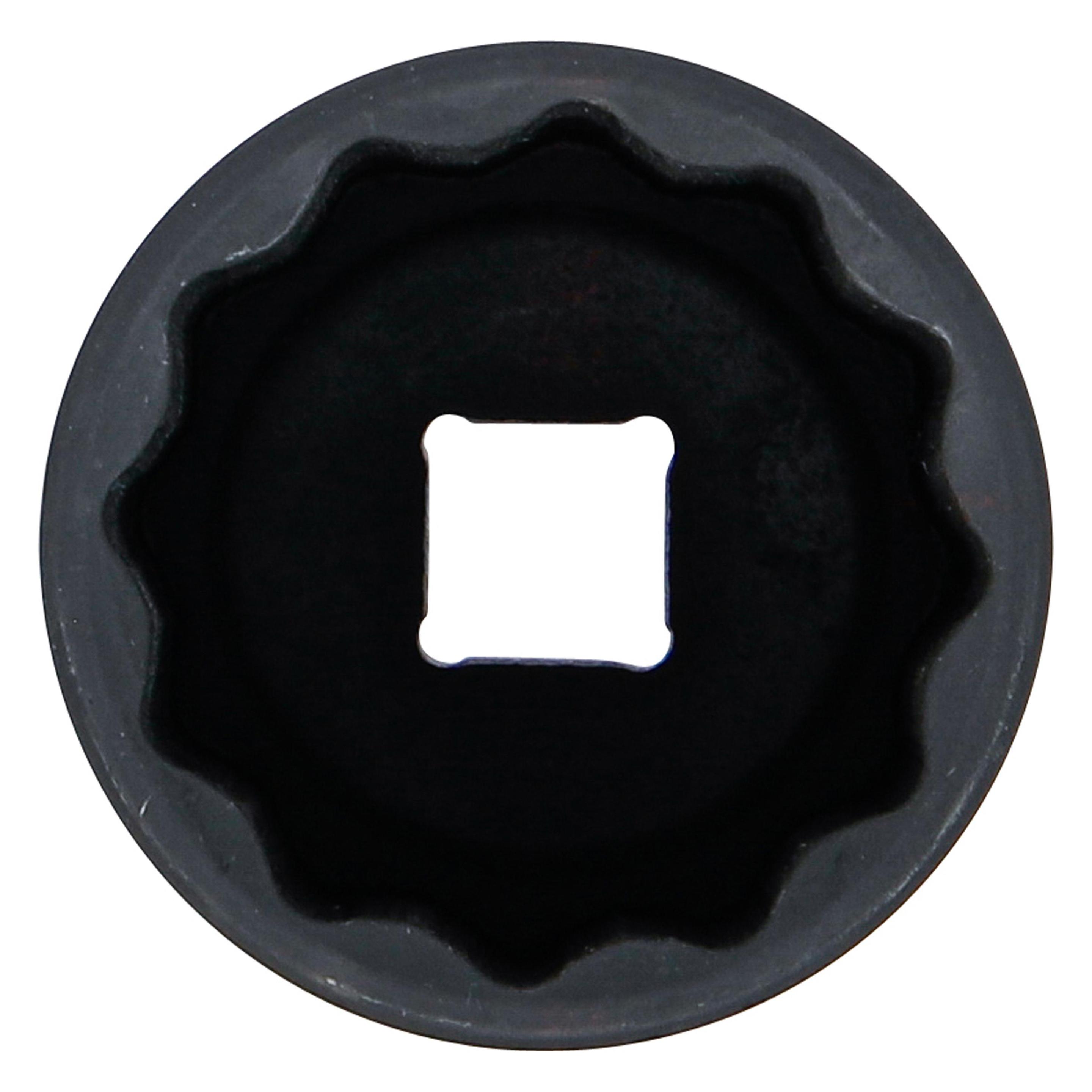 BGS Kraft-Steckschlüssel-Einsatz Zwölfkant Antrieb Innenvierkant 12,5 mm (1/2") SW 39 mm (39 mm) (5351)