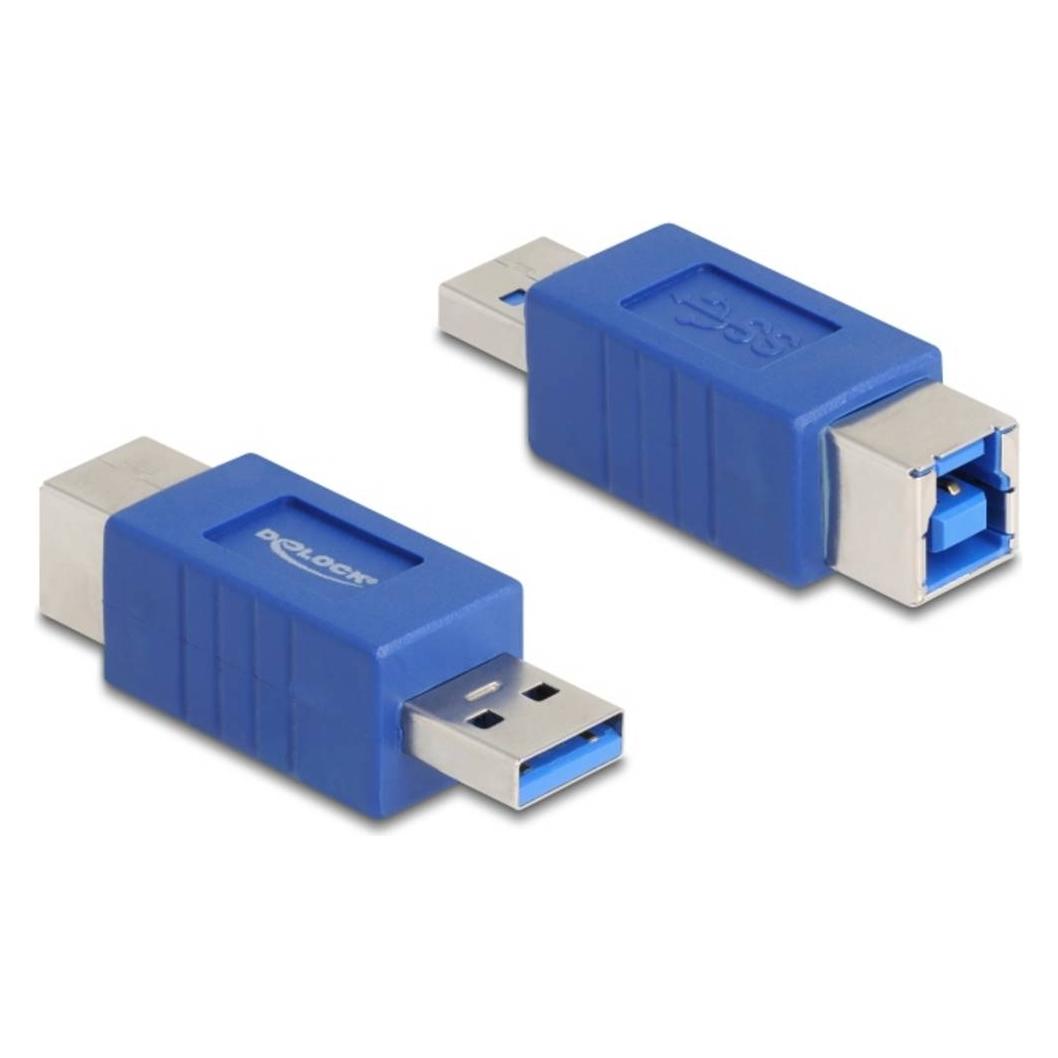 Delock USB 5 Gbps Adapter USB Typ-A Stecker zu USB Typ-B Buc (USB-A, USB-B) (67217)
