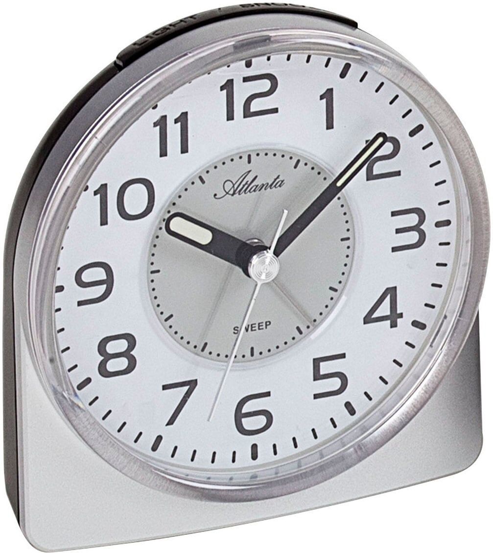 Quarzwecker ATLANTA, silber (silberfarben), Wecker