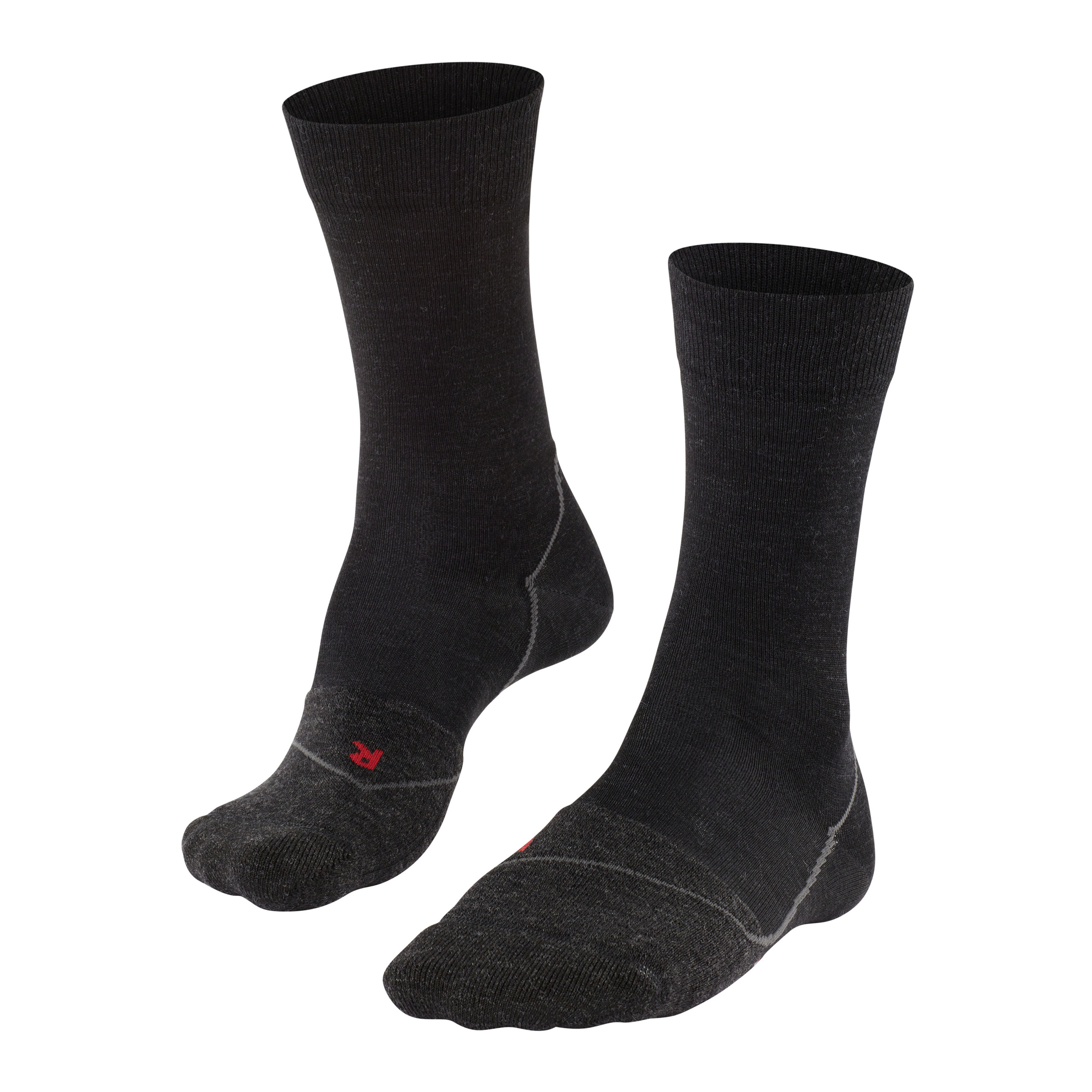 Falke BC Warm Comfort Fahrradsocken schwarz Größe 42 Rennrad | Gravel Hautfreundlich