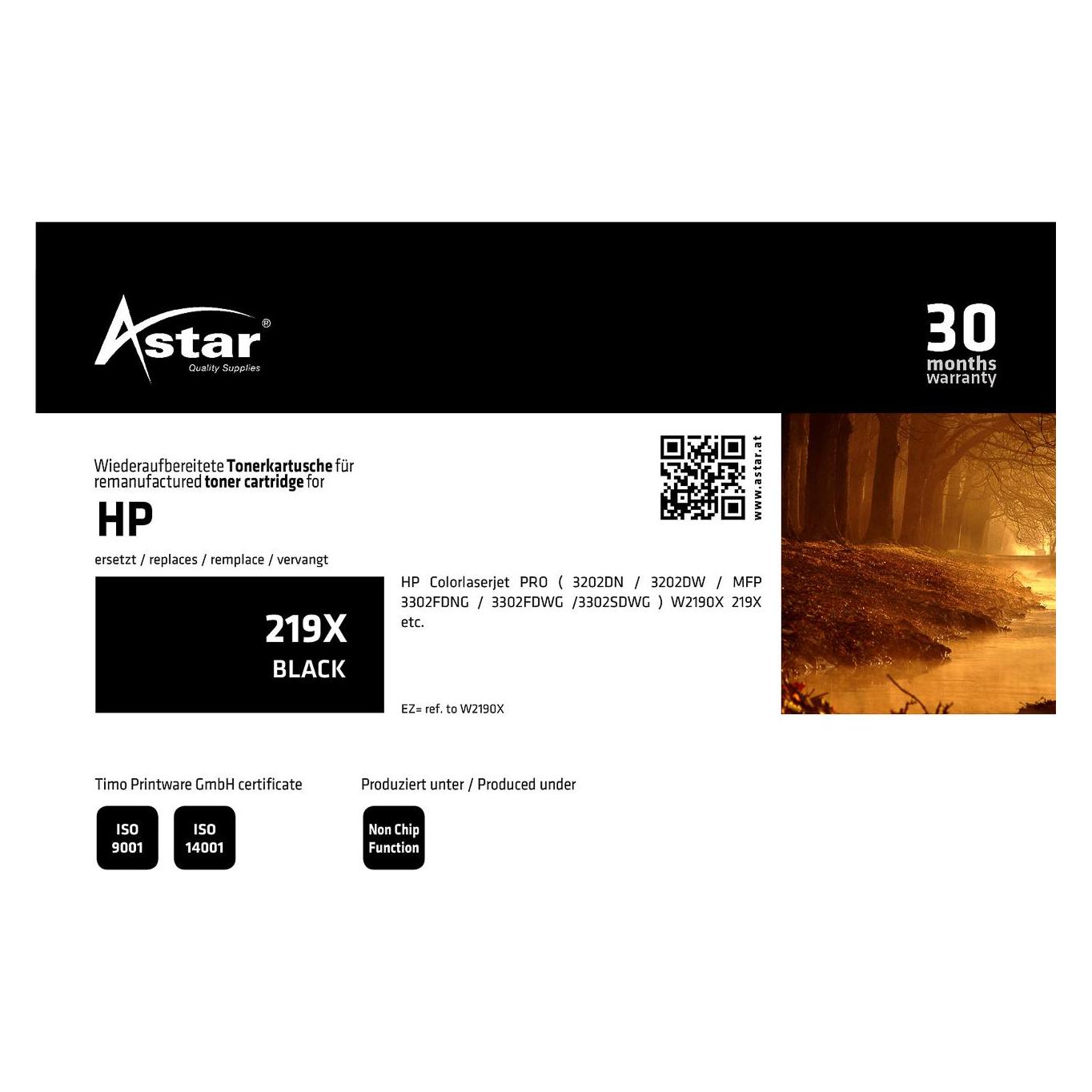Astar AS20508 HP 219X CLJ Cartridge (AS20508)