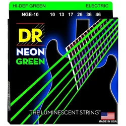 DR Strings Neon Green NGE-10 Medium - Saiten E-Gitarre