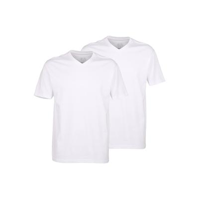 T-Shirt CECEBA "T-Shirt 2er Pack", Herren, Gr. 8XL, weiß, Obermaterial: 95% Baumwolle CO. 5% Elasthan EL., Shirts T-Shirt