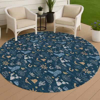 Addison Rugs Machine Washable Indoor/ Outdoor Cowboy Ranch Chantille Rug