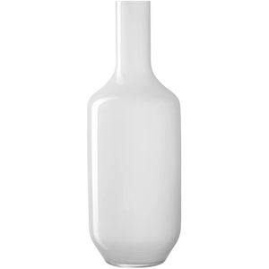 Leonardo Vase 041580, Milano, Glas, weiß, Solifleur-Bodenvase, bauchig, Höhe 64 cm