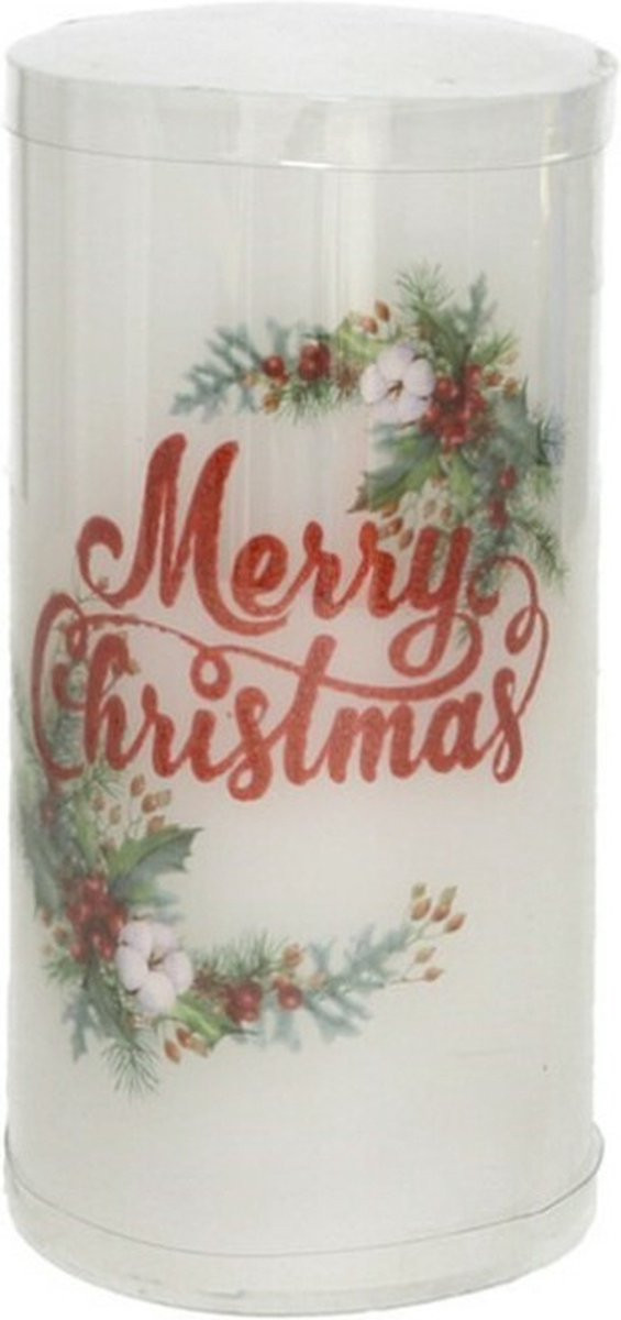 Gerimport LED stompkaars Merry Christmas Hoogte: 15 cm