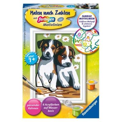 Malen nachZahlen Ravensburger Süße Welpen Serie F