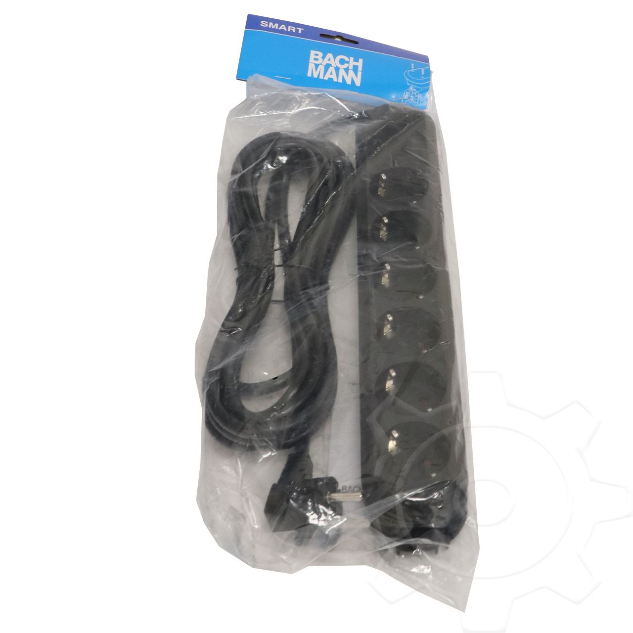 5.00m Bachmann Steckdosenleiste Smart Schwarz 6 (381.149K)