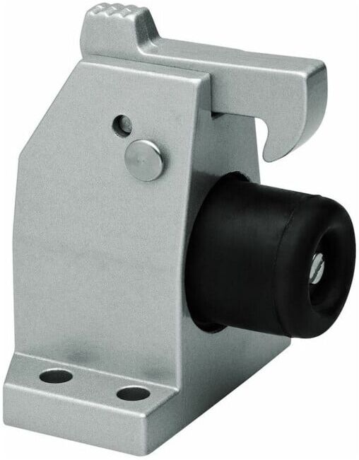 Butoir de porte DENI 3871 0000 22 LM. laqué argent. montage au sol (3871 0000 22)