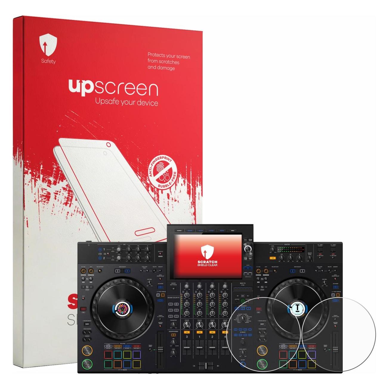 upscreen Schutzfolie für AlphaTheta XDJ-AZ (Jog) Displayschutz Displayschutzfolie Folie Klar Transparent (2863813)