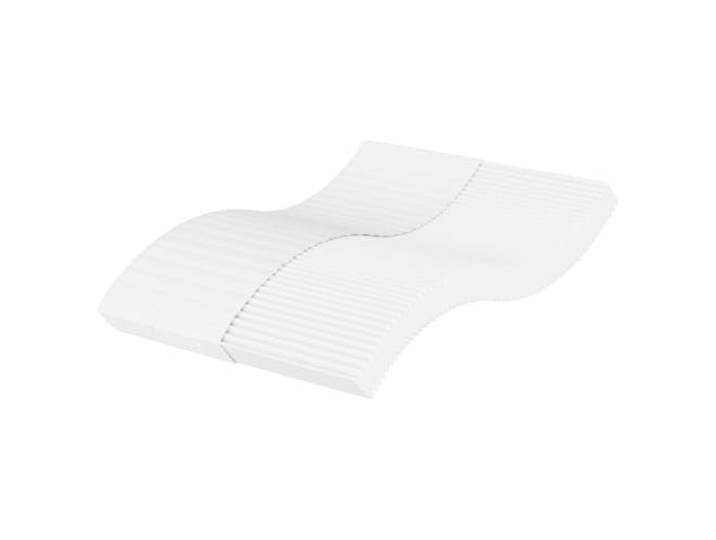 vidaXL Schaumstoffmatratze Weiß 140x190 cm Härtegrad H2 H3