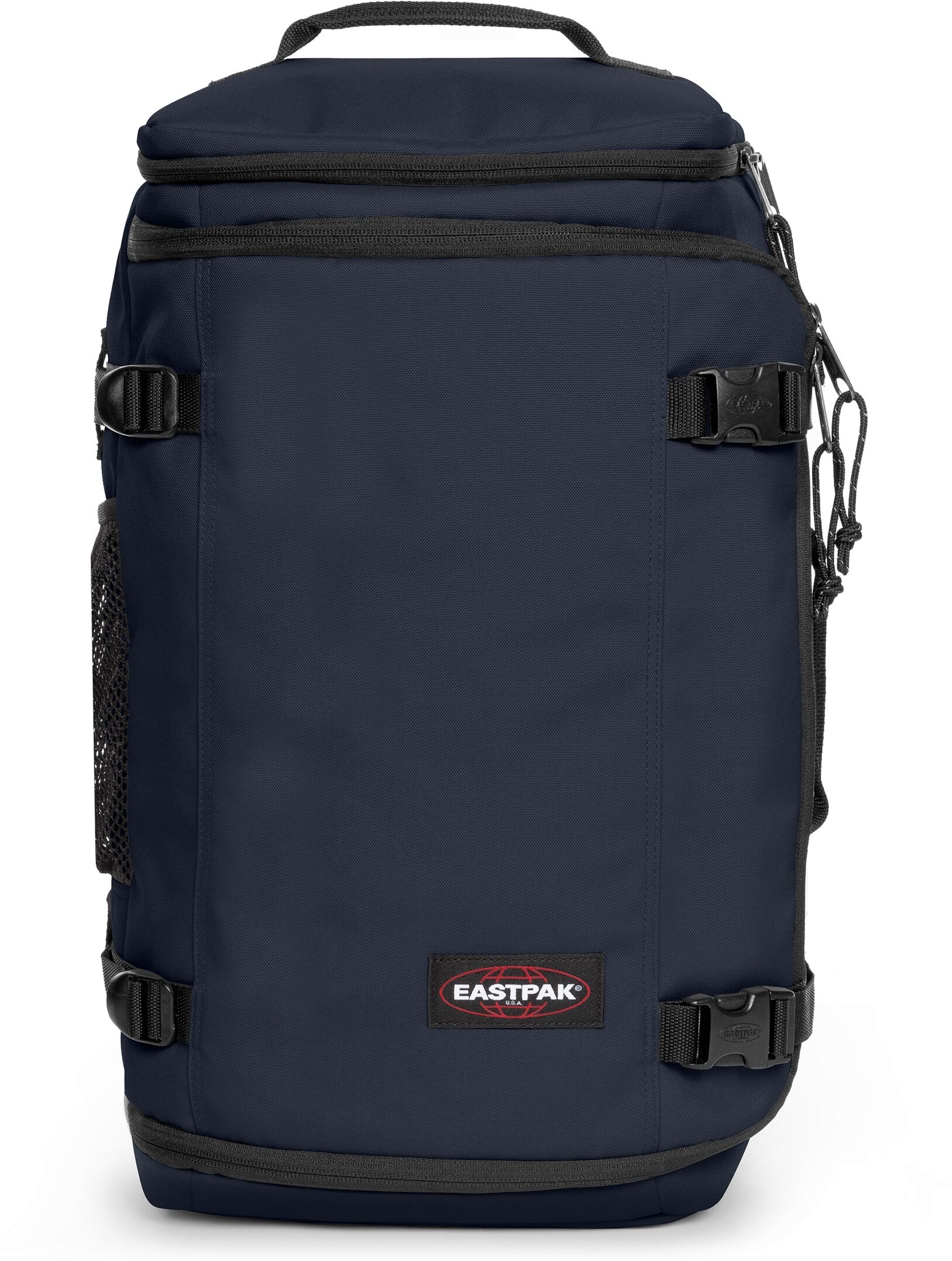 Freizeitrucksack EASTPAK "CARRY PACK", Damen, Gr. B/H/T: 29cm x 53cm x 21cm, blau (ultra marine), Polyester, unifarben, Rucksäcke Freizeitrucksack, Rucksack, Sporttasche, Reisetasche mit 17"Laptopfach & Flaschenhalter