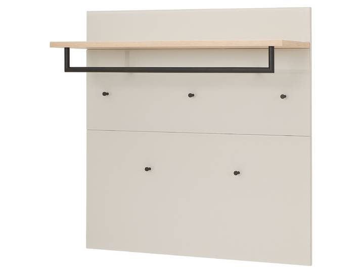 Garderobenpaneel New York 97 x 97 x 29cm Beige