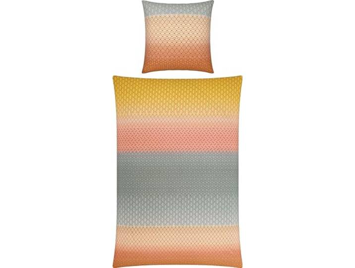 REDBEST Bettwäsche Seersucker bunt Größe 1x 155x220 cm + 1x 80x80 cm