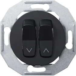 Schneider Electric WDE011254, Schalter + Taster, Schwarz