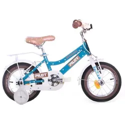 Pilot: Cremose Kinderfahrrad, Größe 14 - türkis