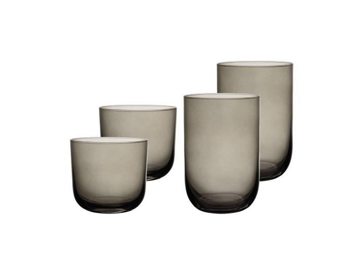 like.Villeroy & Boch Trinkgläser Like Glass Smoke 4-tlg., Grau, Gläser, Trinkgläser