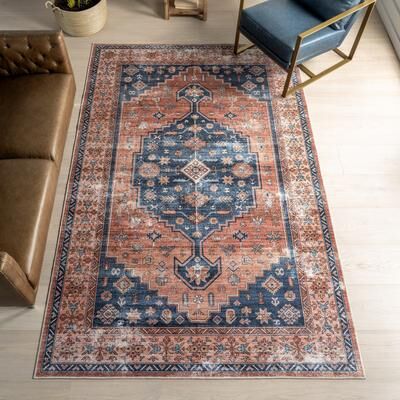 Nuloom Astra SplashGuard Traditional Machine Washable Area Rug