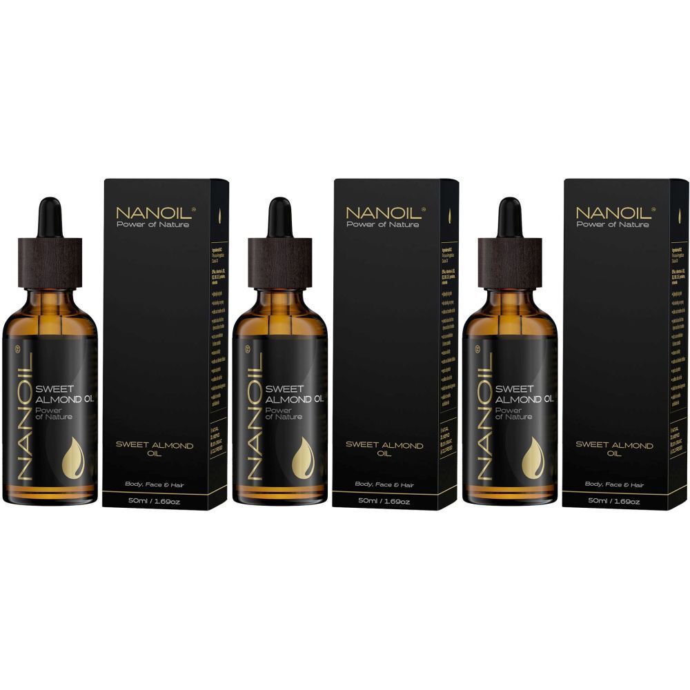 Nanoil - Sweet Almond x3 3x50 ml Ätherisches Öl