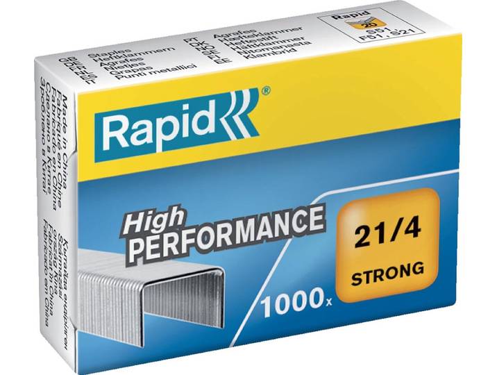 Rapid Nietjes 21/4\, doos van 1.000 nietjes 10 stuks