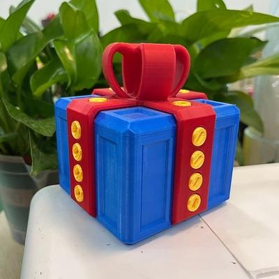 3D-gedruckte lästige Geschenkbox, Ornamente, lustiges Trickspielzeug, Gag-Geschenk, Puzzle-Box, kreatives Streichgeschenk für Freunde, Familienparty, Unterhaltung, Neuheit, Urlaubsüberraschung