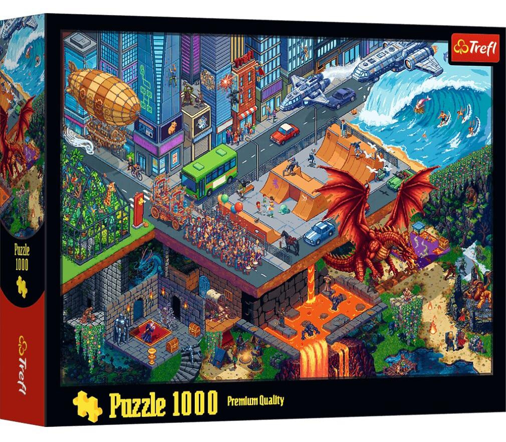 Trefl Pixel Art Patroon 1 puzzel met 1000 stukjes